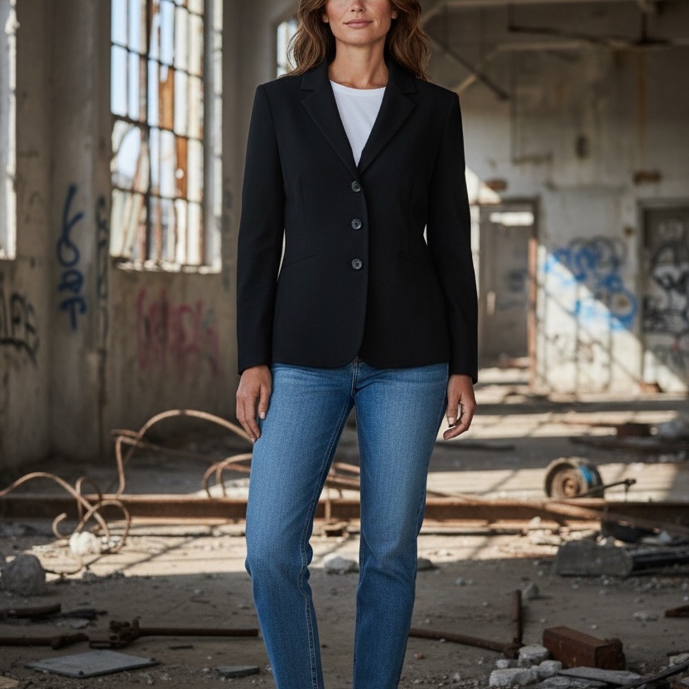 Calvin Klein Black Lined Jacket